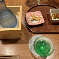銀座 玉ゐ - 十水(とみずと読むと知りました)、お通し?