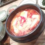 韓食 古家 - 魚介の純豆腐