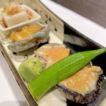 品川 かに雅 - 季節の前菜盛り合わせ