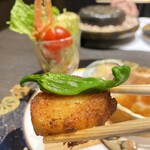 品川 かに雅 - 『タラバガニ』『ズワイガニ』『鮑』の焼き物