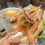 品川 かに雅 - 『タラバガニ』『ズワイガニ』しゃぶしゃぶ