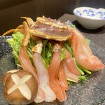 品川 かに雅 - 『タラバガニ』『ズワイガニ』しゃぶしゃぶ