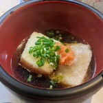 一粋 - 揚出し豆腐＆モチ