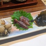 一粋 - もちろんホタルイカの沖漬けも