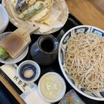 水芭蕉 - 本わさび天ざる