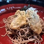 そば処 とんぼ - 牡蠣天そば