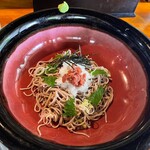そば処 とんぼ - 梅しそおろしそば