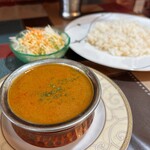 ダイニング&ラウンジ あえら - カレーセット（チキン）