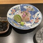 きたしんち 弓場慎之佑 - 浜田産　ヒラメ　海苔醤油　旨ウマ