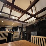 ひがし田 - ひんやり空間。静かに流れるピアノ曲。おしゃれ。