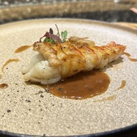 鉄板焼きWAGYU LIVERARY - 伊勢海老の鉄板焼きとビスク