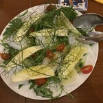 Trattoria Monolito - タコと茄子のカルパッチョ