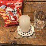 麹町いづみや しろ - カルビーかっぱえびせん 、栄光富士 暁乃翼 おりがらみ 純米無ろ過生原酒