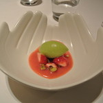 リストランテ カノフィーロ - ピスタチオのジェラートと苺