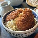 くいものや ラ・ネージュ - ミニヒレカツ丼　ご飯は茶碗一杯分はあります