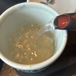くいものや ラ・ネージュ - 蕎麦湯は早いので薄め