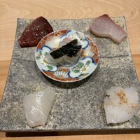 明けましておめでとうございます - 3品目　刺身2種盛り