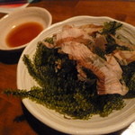 個室居酒屋 にっぽん市 - おつまみに「海ぶどう (580円)」