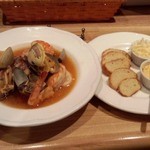 魚介類のブイヤベース仕立て