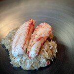 蒼 - 金沢 石与より　毛蟹のリゾット