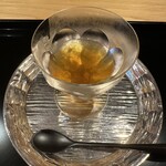 にくの匠 三芳 - 但馬牛の冷製コンソメスープ