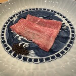 にくの匠 三芳 - 神戸牛のタンの昆布締め