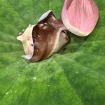 にくの匠 三芳 - 宮津の天然巨大とり貝と長芋ソーメン