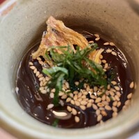 天ぷらふく西 禅と匠 - 天とろ膳2600円　小鉢（トコロテン）
