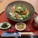 旬・鮮・和膳 藤 - 和風ロースカツ丼　900円