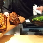 銀座 大石 - 子羊のパイ包み焼き、子羊の香草焼き