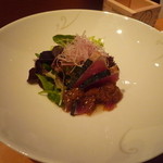 NOBU TOKYO - 鰹のカルパッチョ風サラダ