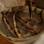 赤坂 きた福 - お刺身は冷水で〆ます 2014.3.2x