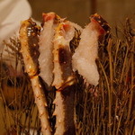 赤坂 きた福 - 演出と水切り?? 先ずはお刺身 2014.3.2x