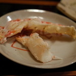 赤坂 きた福 - 茹でガニ（爪と腕） 2014.3.2x