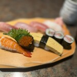 しほう田 - にぎり　イクラにフォーカスしてます。