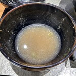 中華蕎麦 ひら井 - 割スープは、生姜がしっかりとプラスして味わえれるスープに❗️調整しながら入れましょう。