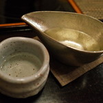 赤坂 きた福 - 錫製の片口 2014.3.2x