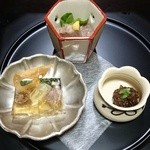 和田金 - 寿き焼コース 竹(14000円)・和田金三種盛