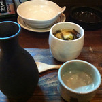 Sumibi Torikyuu - お通しは、茶碗蒸し