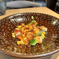 ミ・カサ - 冷前菜　3種のエビ　ガスパチョムース