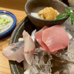 しんのすけ - うに、あじ、生本まぐろ_中とろ