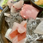 しんのすけ - あじ、生本まぐろ_中とろ、金目鯛