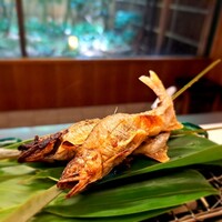 赤坂 菊乃井 - ⚫焼物
                    「鮎塩焼き　蓼酢」