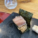 いわ志 - 炙り」とろ巻