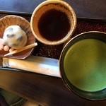 和菓子司　仙太郎 - 抹茶と黒豆大福