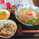 ゆんたく - ソーキそばとジューシィセット