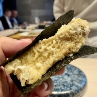 鮨 浩也 - ノドグロ(チェジュ島) 海苔の佃煮挟み