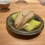 食堂えびちゃん - 肥後茄子の胡麻酢がけ