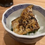 食堂えびちゃん - のどぐろとアオサ海苔餡（シャリ付き）