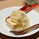 和食や 太いち - クリームチーズケーキとゴールドキウイのソルベ